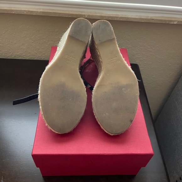 Valentino Wedge Sandal Size 37 - Picture 5 of 5